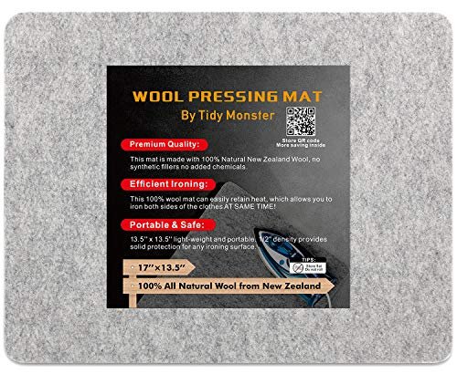 Gray Wool Pressing Mat 22x60 - Quilting Notions