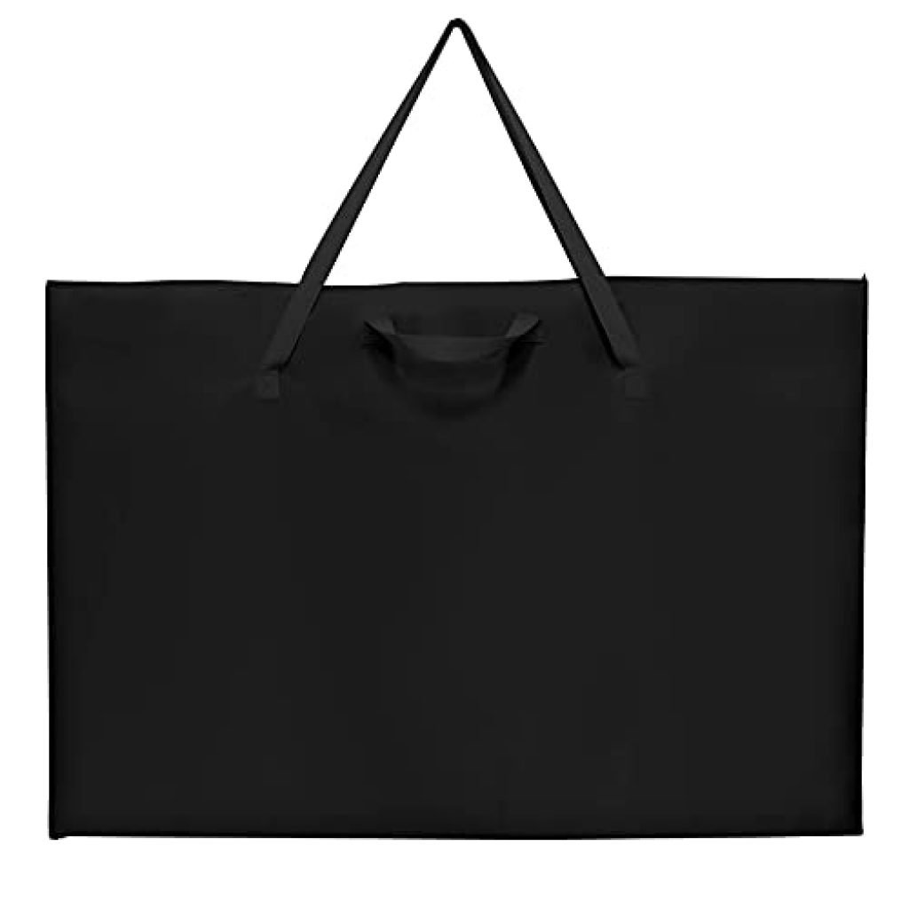  ZKOO Large Size Art Portfolio Tote with Nylon Shoulder