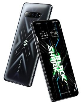 5G Gaming Phone, xiaomi Black Shark 4 Unlocked Cell Phone |12+256GB | 144Hz Display | 120W Fast Charging | Android Phone Global Version - Black