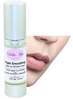 Bellahut's Triple Smoothing Upper Lip Wrinkle Cream (.5 OZ Airless Pump Bottle), Helps to Reduce Wrinkles on The Upper Lip Area Using Decori-NYL, Tri-Peptide-1, Matrixl 3000 & Hyaluronic Acid