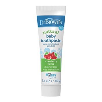 Dr. Brown's Baby Toothpaste, Strawberry Flavor, 40g