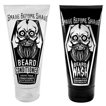GRAVE BEFORE SHAVE™ Beard Wash & Beard Conditioner Pack