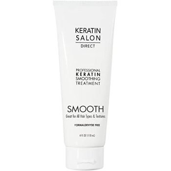 Keratin Salon Direct, 4 oz | Smooth Keratin Hair Treatment | Salon Quality, Long Lasting, Frizz Free, Smoother, Softer Hair | Formaldehyde Free