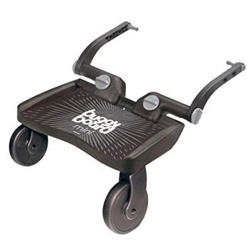 Lascal BuggyBoard Mini Universal Stroller Board, Fits 90% of Strollers Including UPPAbaby, Baby Jogger, Bugaboo, No Need for a Double Stroller for Infant and Toddler, Max Weight 66 lbs.
