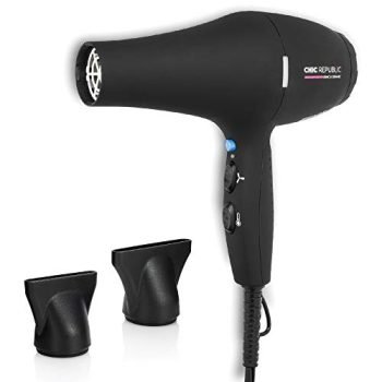 Professional Ionic Hair Dryer - Powerful Ceramic Blow Dryer - Quiet & Fast Hairdryer - Small, Lightweight Compact for Travel - 1875W