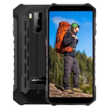 Rugged Smartphone Ulefone Armor X9, Waterproof Cell Phones, Global 4G LTE, Octa-core Android 11, 3GB+32GB, 5000mAh Battery, 13MP AI Camera, Face Recognition, Bluetooth, NFC, Compass -Black