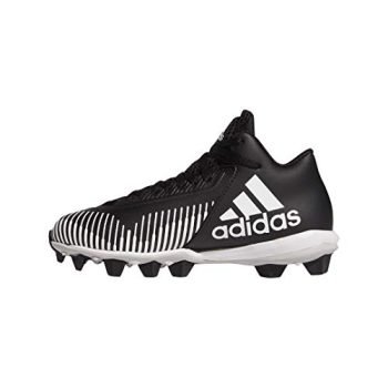 adidas unisex child Freak Molded Cleats Football Shoe, Black/White/Grey, 5 Big Kid US