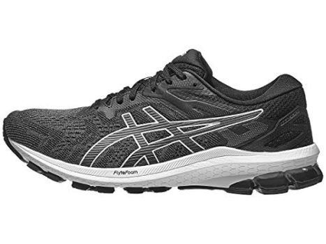 ASICS Men's GT-1000 10 Running Shoes, 11, Black/White