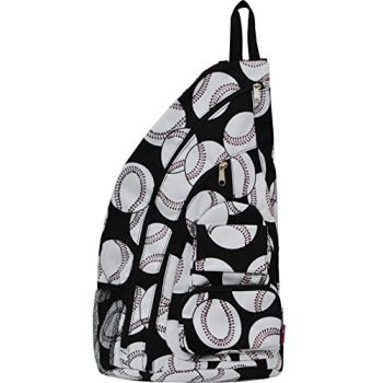 Baseball Print NGIL Sling Backpack