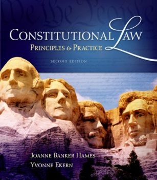 Constitutional Law: Principles and Practice