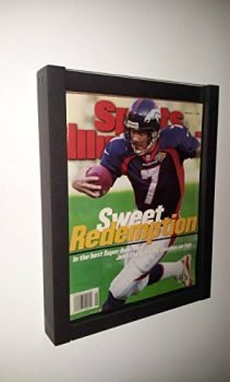 DisplayGifts Sports Illustrated (1994-Current Iusses only) Magazine Display Frame - Fits Magazine Sized 8" x10 1/2", UV Protection Front Panel