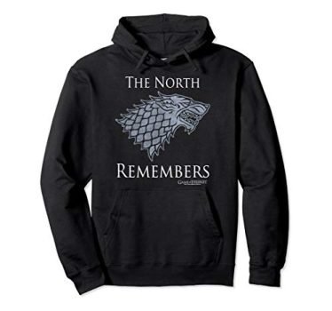 Game Of Thrones House Stark The North Remembers Pullover Hoodie