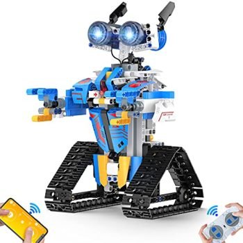 Henoda Robot Toys for 8-16 Year Old Boys Girls, Robot for Kids with APP or Remote Control Science Programmable Building Block Kit, STEM Projects Educational Birthday Gifts for 8-12 Year Old Girls Boys