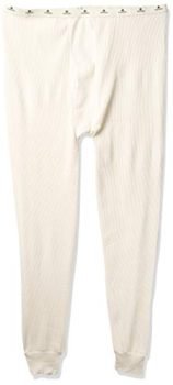 Indera Men's Maximum Weight Thermal Underwear Pant, Natural, Medium