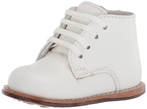 JOSMO Girls' Unisex Walking Shoes First Walker, White, 5 Medium US Infant