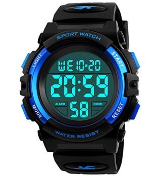 Kids Digital Watch, Boys Sports Waterproof Led Watches with Alarm Wrist Watches for Boy Girls Children