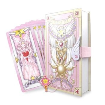 Mikucos 56PCS Card Captor Sakura Kinomoto Sakura Comic Edition Clow Cards Full Set Gift Pink