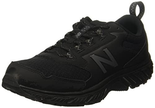 New Balance Men's 510 V5 Trail Running Shoe, Black/Castlerock/Black, 12 M US