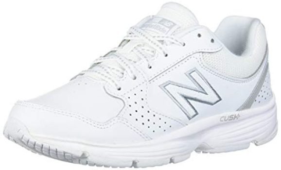 New Balance Women's 411 V1 Walking Shoe, White/White, 9