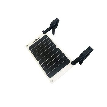 Solar Clamp - Portable USB Solar Charger Panel with Adjustable clamp mounts. Now You can Keep Your Phone or Device Charged During Any Outdoor Activity