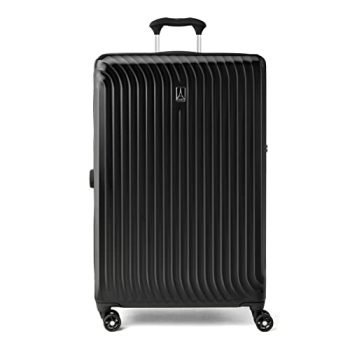 Travelpro Maxlite Air Hardside Expandable Luggage, 8 Spinner Wheels, Lightweight Hard Shell Polycarbonate, Black, Checked-Large 29-Inch