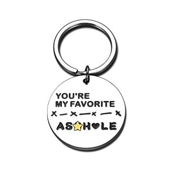 Valentines Day Gifts for Him Anniversary Wedding Gifts for Boyfriend Husband from Girlfriend Wife Gag Gifts Christmas Birthday Keychain for Hubby Fiance Soulmate Lover Engagement Present for Him