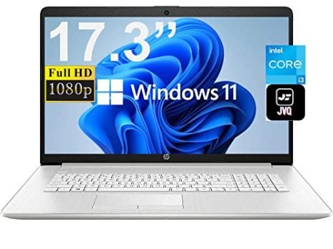 2022 Newest HP Pavilion 17.3" FHD Display Laptop Computer, 11th Gen Intel i3-1115G4(Up to 4.1GHz, Beat i5-8250U), 12GB DDR4 RAM, 256GB PCIe SSD, HDMI, WiFi, Webcam, Windows 11S+JVQ Mousepad