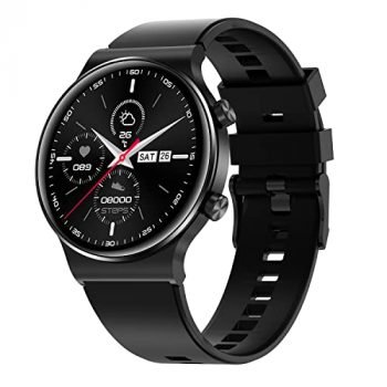 AiMoonsa Smart Watch for Men,Fitness Tracker with Heart Rate Monitor, Activity Tracker Smartwatch,Waterproof,Long Battery Life,Message Notification,Smart Watches for Android Phone,iOS Phone (Black)
