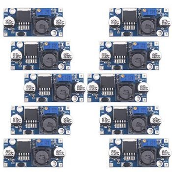 BULVACK 10 Pack LM2596 DC-DC Buck Converter Step Down Module Power Supply DIP Output 1.25V-30V 3A