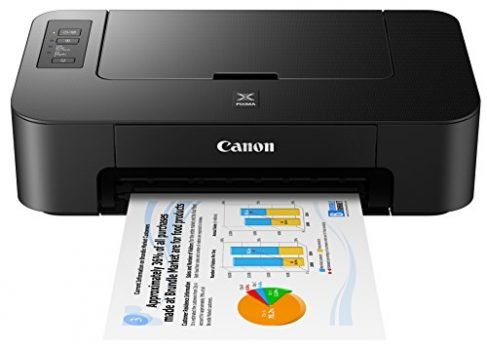 Canon PIXMA TS202 Inkjet Photo Printer, Black, USB Connectivity (USB Cable Not Included)