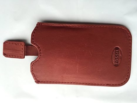 Fossil Estate Leather Slim Slave case Pouch for iPhone 5 5s Wallet Phone