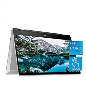 HP Pavilion x360 14” Touchscreen Laptop, 11th Gen Intel Core i5-1135G7, 8 GB RAM, 256 GB SSD Storage, Full HD IPS Display, Windows 10 Home OS, Long Battery Life, Work & Streaming (14-dw1024nr, 2021)