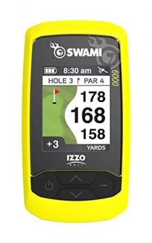 Izzo Swami 6000 Handheld Golf GPS Water-Resistant Color Display With 38,000 Course Maps & Scorekeeper