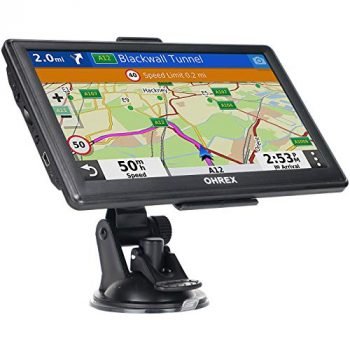 OHREX GPS Navigation for Truck RV Car, 7 inch Truckers Trucking GPS Navigation System, Truck GPS Commercial Drivers, Free Lifetime Map Updates, Speed Warning, Spoken Turn-by-Turn Directions