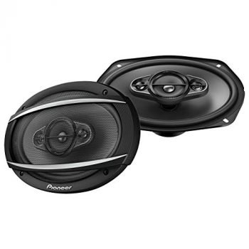 PIONEER TS-A6967S A-Series 6x9 Shallow 4-Way 450 Watts Max Power Black Car Audio Speakers (Pair)