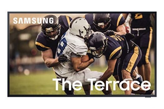 SAMSUNG 55-inch Class QLED The Terrace Outdoor TV - 4K UHD Direct Full Array 16X Quantum HDR 32X Smart TV with Alexa Built-in (QN55LST7TAFXZA, 2020 Model) , Black