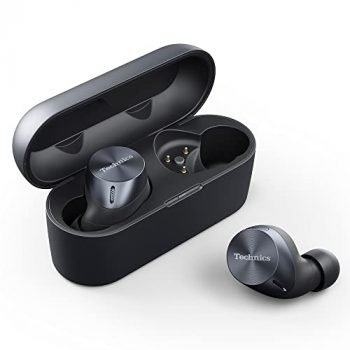 Technics True Wireless Multipoint Bluetooth Earbuds with Advanced Noise Cancelling, HiFi, Impressive Call Quality Using JustMyVoice Technology, Alexa Built in, EAH-AZ60-K (Black)