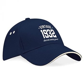 90th Birthday Baseball Cap Hat Gift Idea 90 Present keepsake for Women Men Ninety