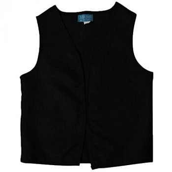 Boys Peasant Costume Vest - Small 4-6 - Black