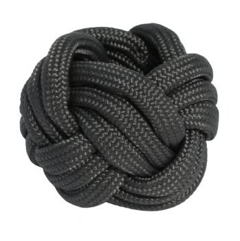 Handmade Scout Neckerchief Slide Woggle Paracord Turks Head Knot Gray