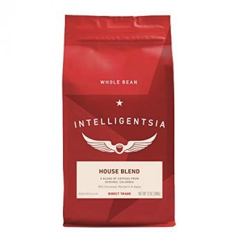 Intelligentsia Coffee, Light Roast Whole Bean Coffee - House Blend 12 Ounce Bag with Flavor Notes of Milk Chocolate, Citrus and Apple