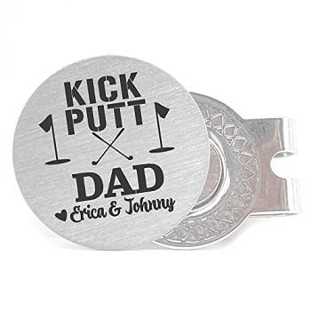 Kick Putt Dad Golf Ball Marker Gift For Daddy Golf Ball Marker Personalized Father's Day Gift for Dad Personalized Names from Kids Dad Gift PUTT-GOLF