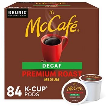 McCafe Decaf Premium Medium Roast K-Cup Coffee Pods 84 Count