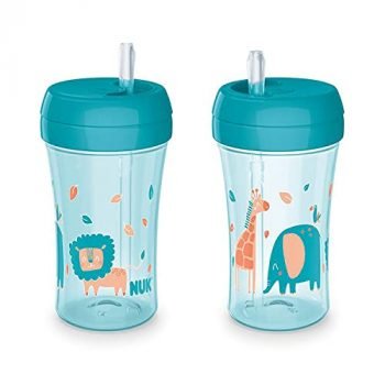NUK EasyStraw Cup | Sippy Cup with Straw for 1 Year Olds