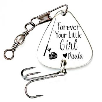 Personalized Dad Gift Forever Your Little Girl Fishing Lure Dad Fishing Lure Gift Wedding Gift Fishing Lure Dad Gift Father Parent Gift FOREVER-LURE
