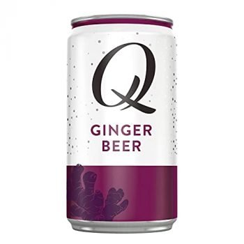 Q Mixers Premium Ginger Beer: Real Ingredients & Less Sweet, 7.5 Fl oz per can, 24 Cans