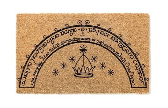 Speak Friend And Enter v1 | Geek Chic Doormat | Nerdy Housewarming Gift | Doormat Closing Gift | Welcome Doormat | Home Decor