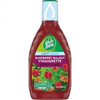 Wish-Bone Light Raspberry Walnut Vinaigrette Dressing,15 FL oz Bottle