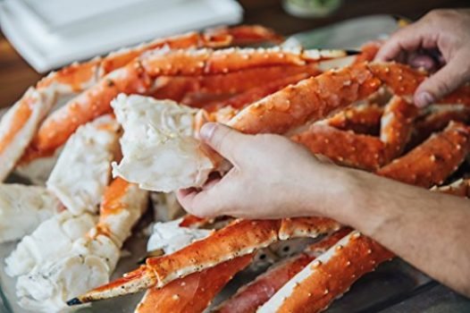 Alaskan King Crab: Colossal Red King Crab Legs (10 LBS) - Overnight Shipping Monday-Thursday