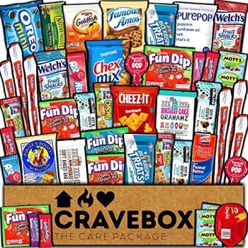 Care Package (150) Variety Snacks Gift Box Bulk Snacks - College Students,  Military, Work or Home - Over 9 Pounds of Snacks! Snack Box Fathers gift  basket gifts for men